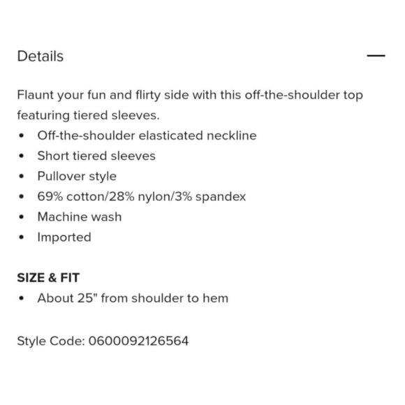 NWT DKNY Straw black off shoulder elastic neckline tiered short sleeves - Picture 3 of 16